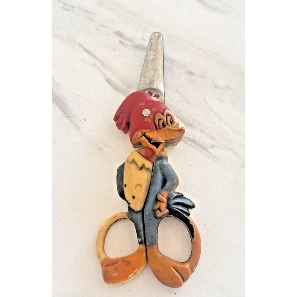 Vintage Woody Woodpecker‎ Scissors 1978 Exclusively for Dyno Hong Kong Plastic